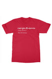 Carpe Dinero T-shirt Red