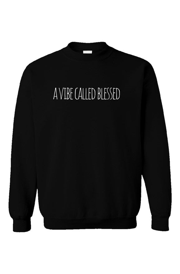 A Vibe Called Blessed Sweatshirt Black