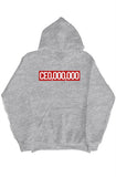 CEO Drip Red Hoodie Grey