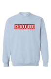 CEO,OOO,OOO Sweatshirt Drip Edition Red - Light Blue