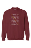 Ca$hflow Sweatshirt Maroon